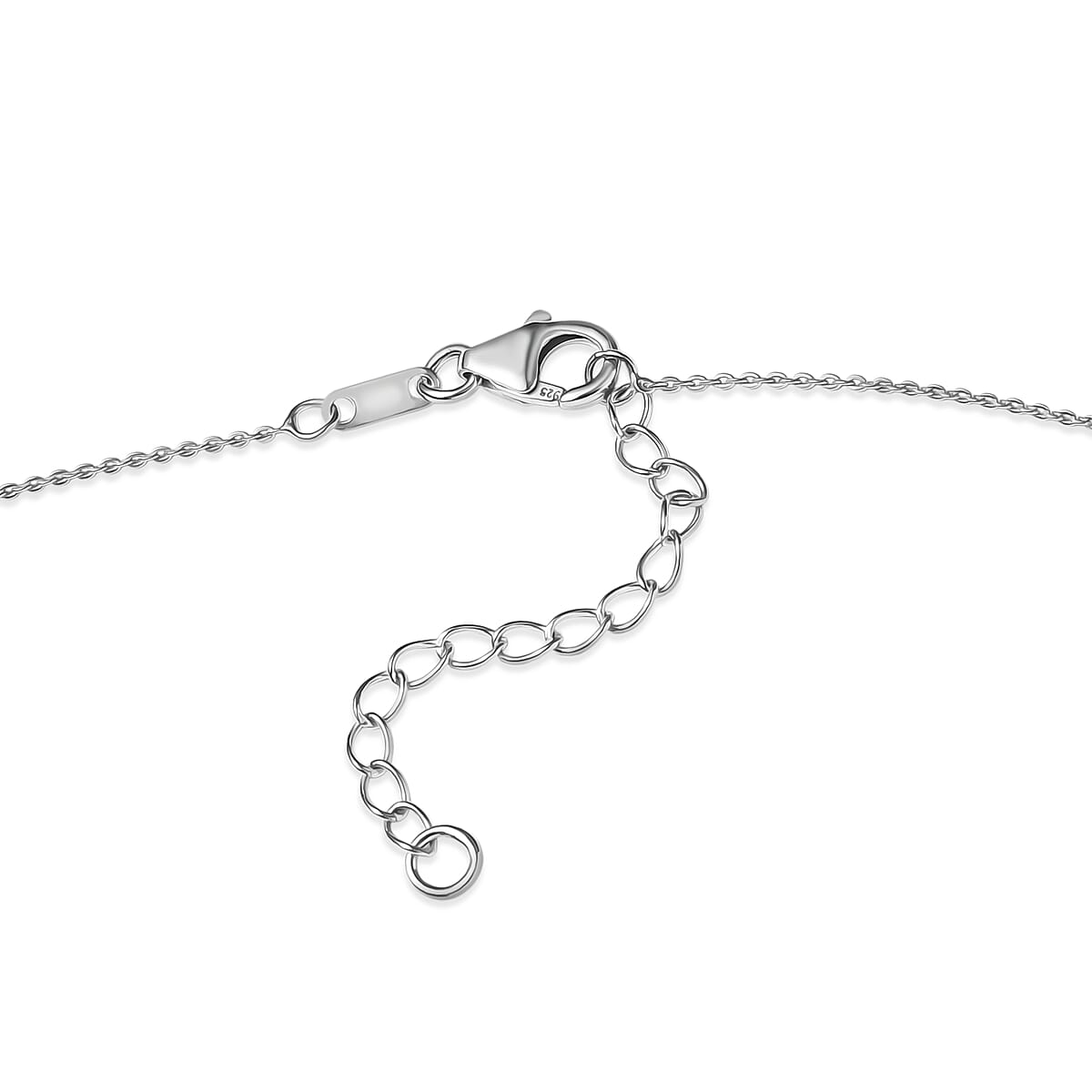 D'Joy Tanzanite and Moissanite 3.15 ctw Flowing Vine Neckalce in Rhodium Over Sterling Silver 18-20 Inches image number 3