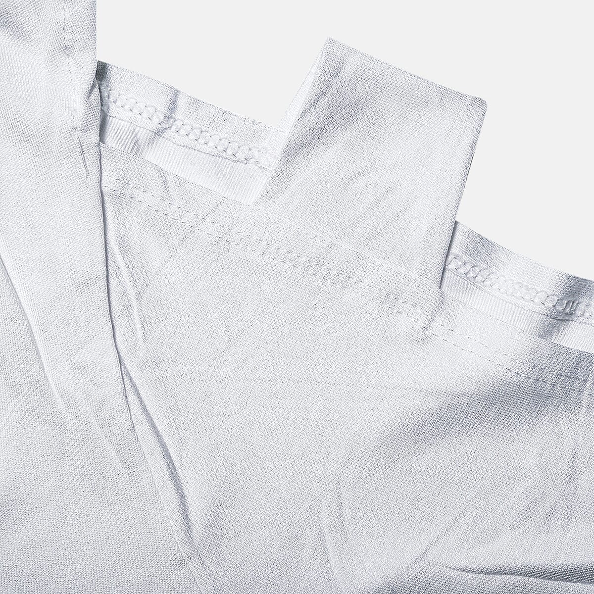 Absolute Angel White Open Strap Sleeve Tee- 1X image number 3