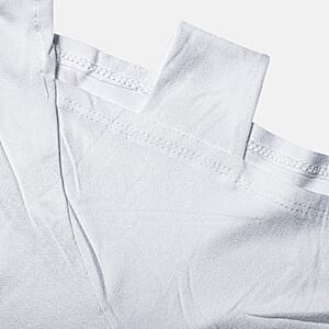 Absolute Angel White Open Strap Sleeve Tee- 2X