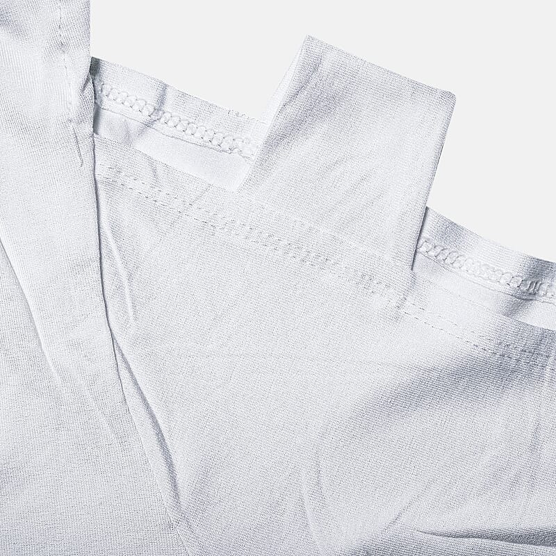 Absolute Angel White Open Strap Sleeve Tee- 2X