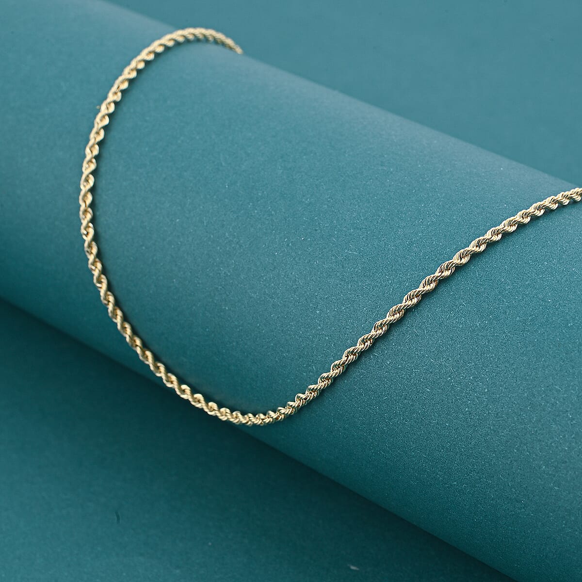 1.6mm Silk Rope Chain Necklace in 14K Yellow Gold (18 Inches) 1.34 Grams image number 1