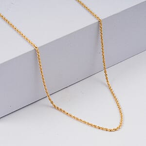 1.6mm Silk Rope Chain Necklace in 14K Yellow Gold (20 Inches) 1.48 Grams