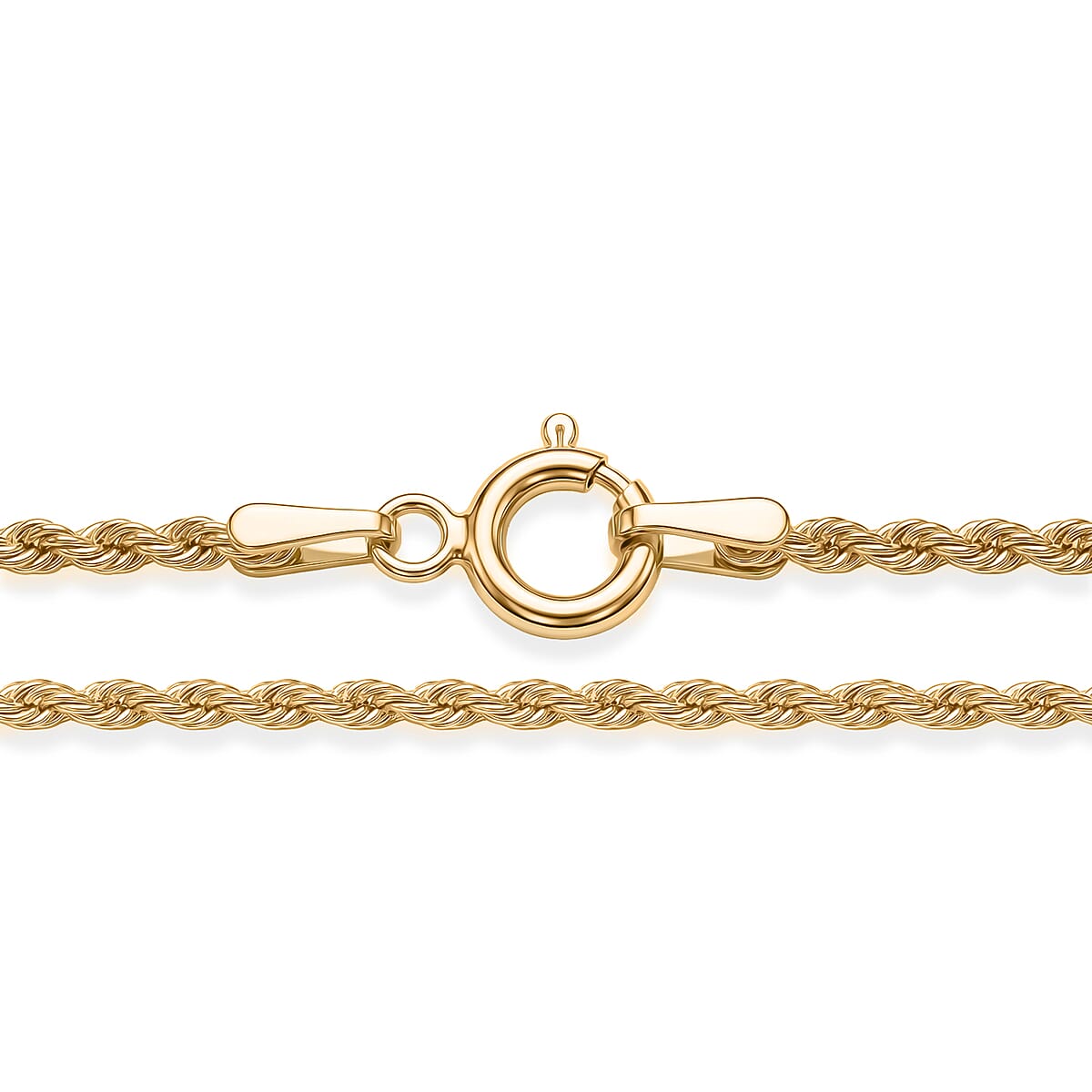 1.6mm Silk Rope Chain Necklace in 14K Yellow Gold (20 Inches) 1.48 Grams image number 3