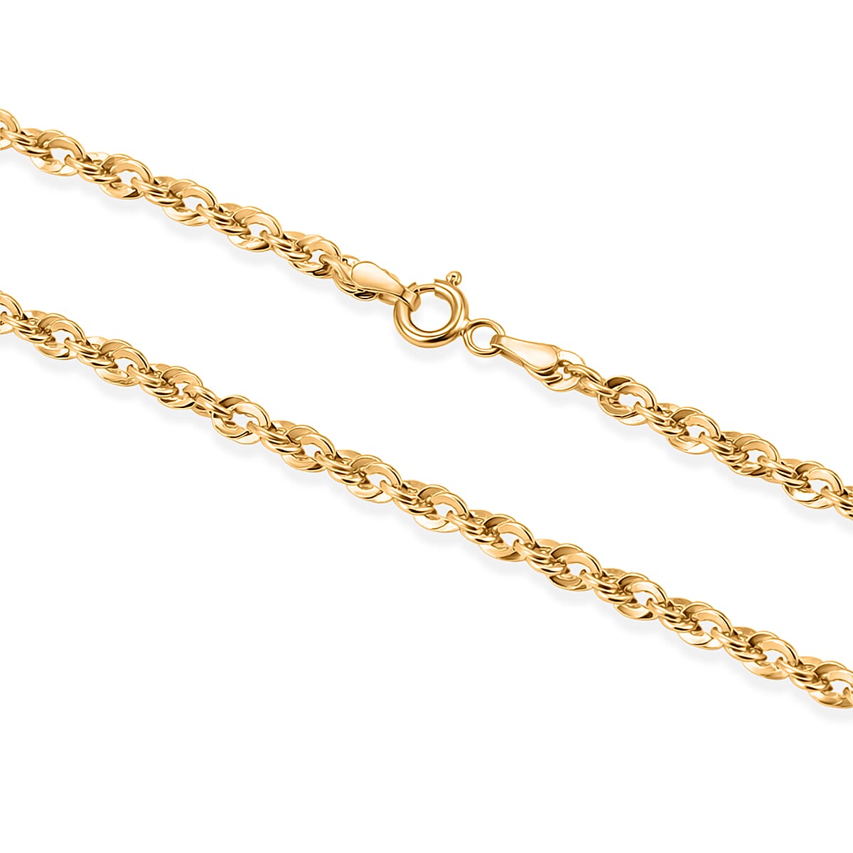 3.8mm Spirali Oro Chain Necklace in 14K Yellow Gold (18 Inches) 4.94 Grams image number 3