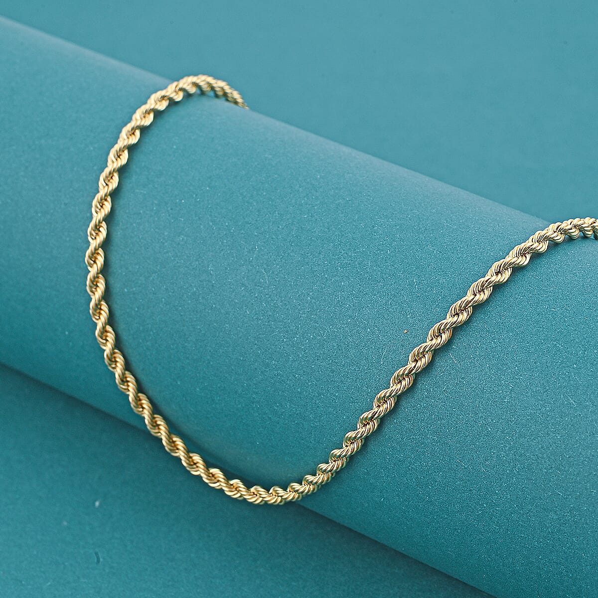 2.7mm Silk Rope Chain Necklace in 14K Yellow Gold (20 Inches) 3.75 Grams image number 1