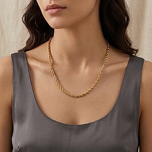 2.7mm Silk Rope Chain Necklace in 14K Yellow Gold (20 Inches) 3.75 Grams