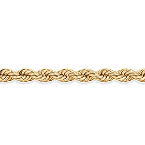 2.3mm Silk Rope Chain Bracelet in 14K Yellow Gold (7.00 In) 1.06 Grams