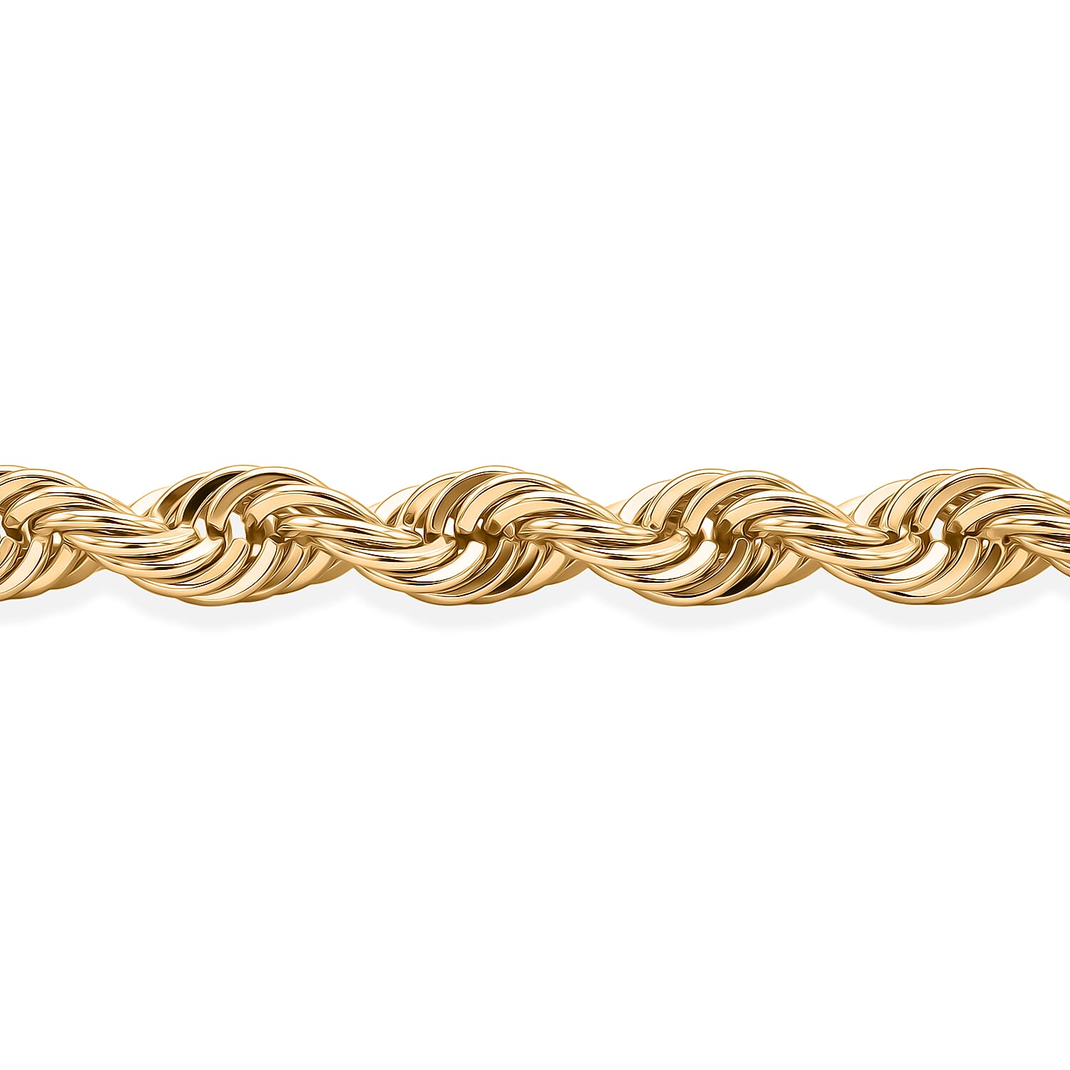 3.3mm Sunrays Rope Chain Bracelet in 14K Yellow Gold (7.50 In) 1.6 Grams