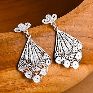 Artistry Tarakashi Collection Earrings in Sterling Silver 4.75 Grams