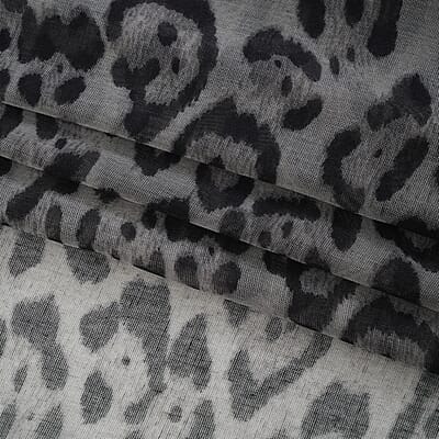 La Marey Multi Color Leopard Print Set of 4 Scarfs