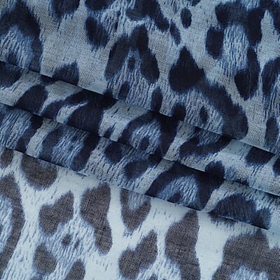 La Marey Multi Color Leopard Print Set of 4 Scarfs