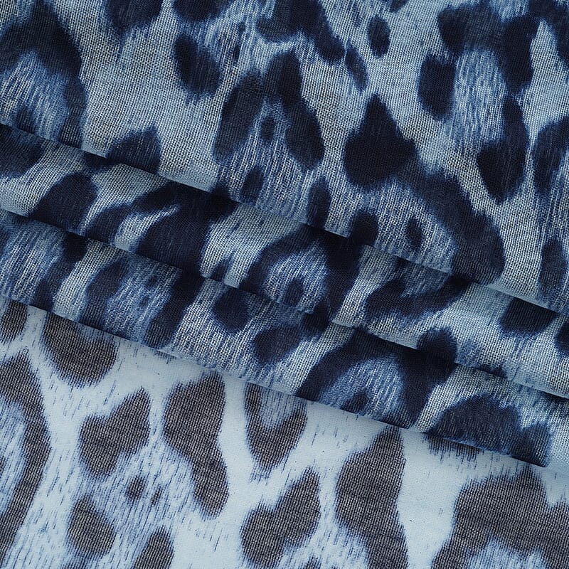 La Marey Multi Color Leopard Print Set of 4 Scarfs