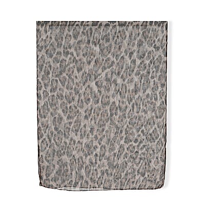La Marey Multi Color Leopard Print Set of 4 Scarfs