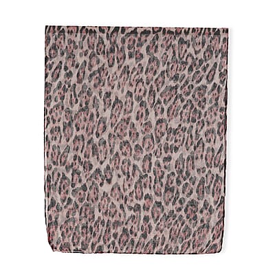 La Marey Multi Color Leopard Print Set of 4 Scarfs
