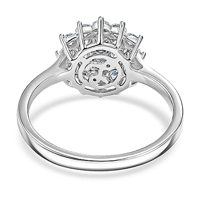 Certified & Appraised Closeout Deal Luxoro 10K White Gold Diamond (I1-I2) Ring (Size 10.0) 1.00 ctw