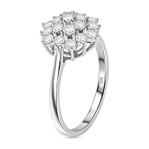 Luxoro Diamond I1-I2 1.00 ctw Ring in 10K White Gold (Size 9.0)