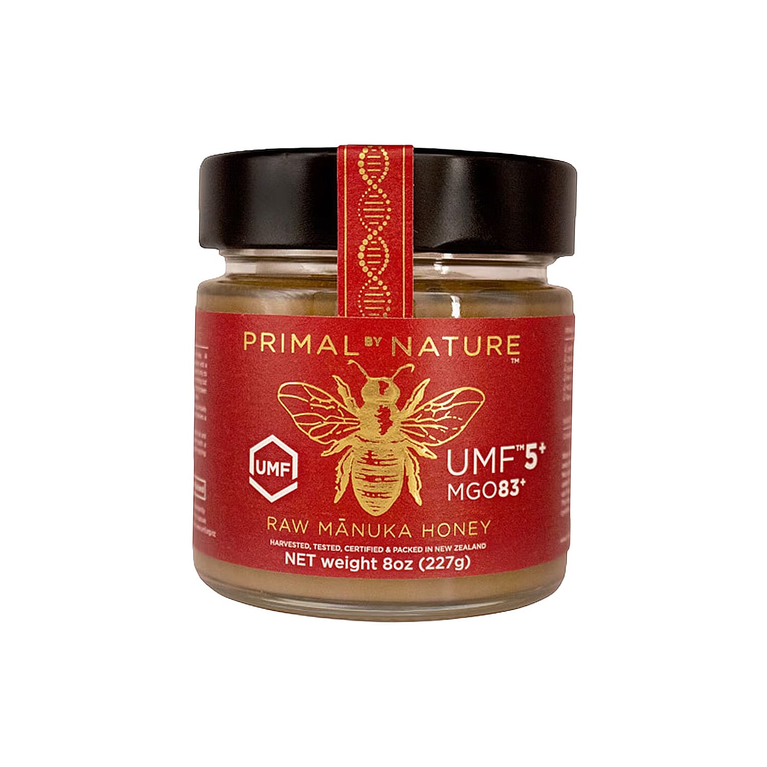 Primal By Nature UMF Raw Manuka Honey (8oz) Made in New Zealand