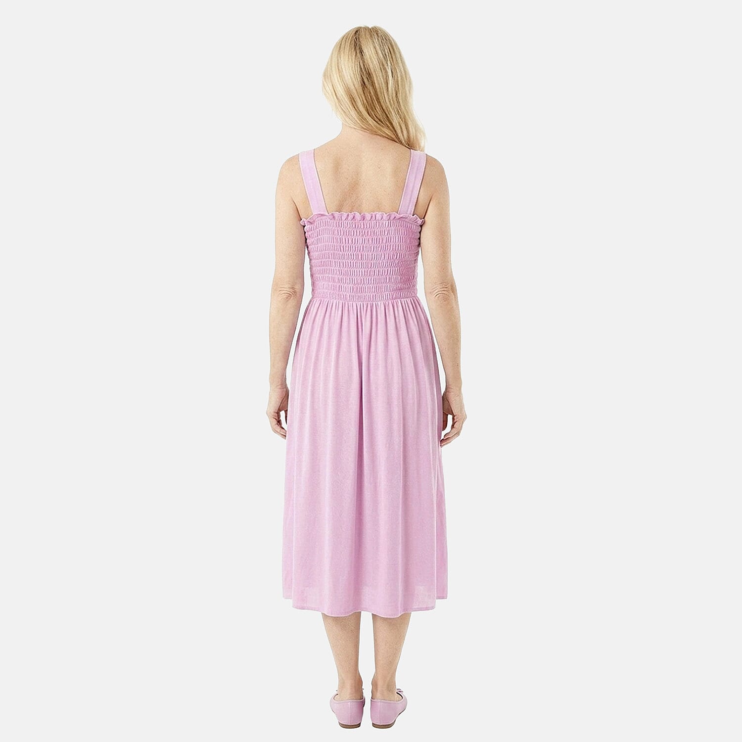 Amanda Paige Sleeveless Lilac Smocking Sundress- XL