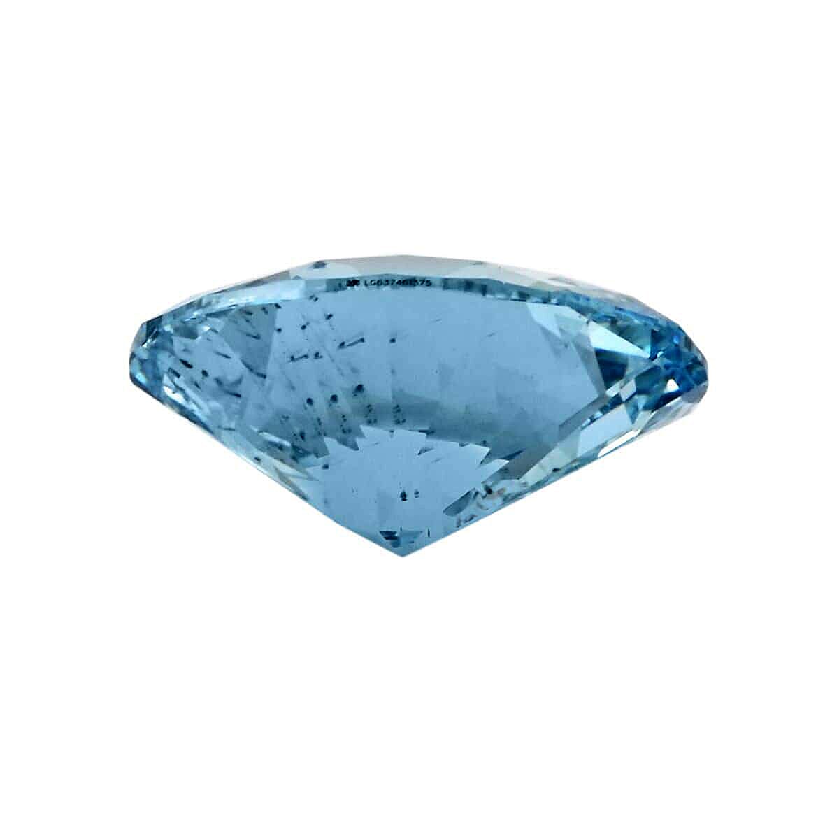 IGI Certified Luxuriant Lab Grown Blue Diamond (Oval) (VS2) 3.00 ctw image number 2