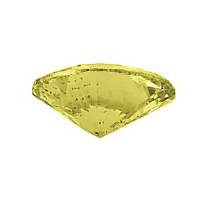 IGI Certified Luxuriant Lab Grown Yellow Diamond Fancy Oval Mix Faceted Cut VS2 2.00 ctw