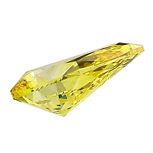 IGI Certified Luxuriant Lab Grown Yellow Diamond Fancy Pear Mix Faceted Cut VS2 2.00 ctw