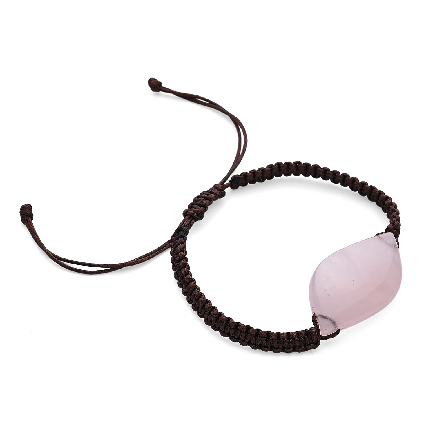 Galilea Rose Quartz 40.00 ctw Stretch Bracelet (6.5-8In)