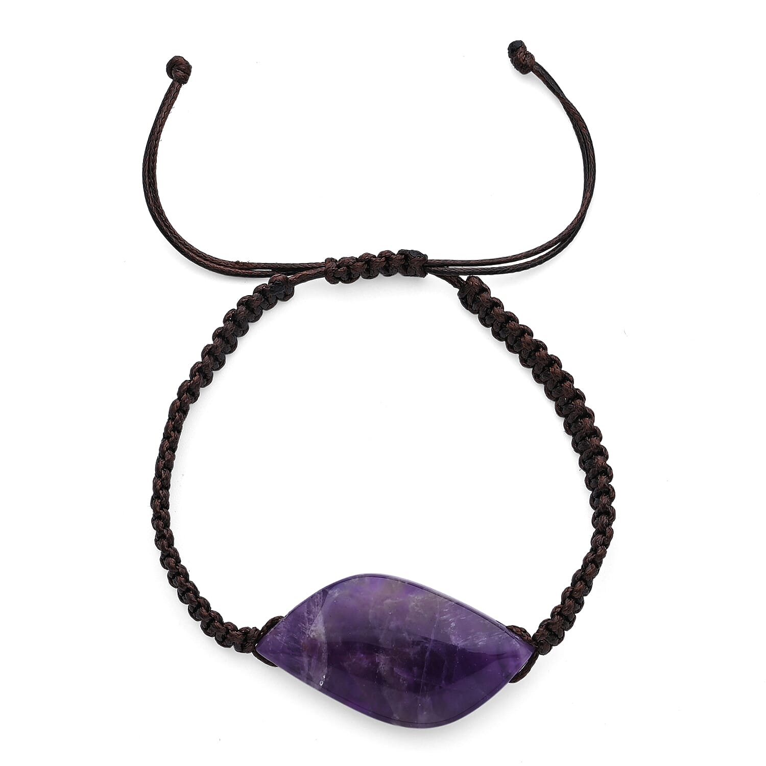 African Amethyst 40.00 ctw Stretch Bracelet (6.5-8In)