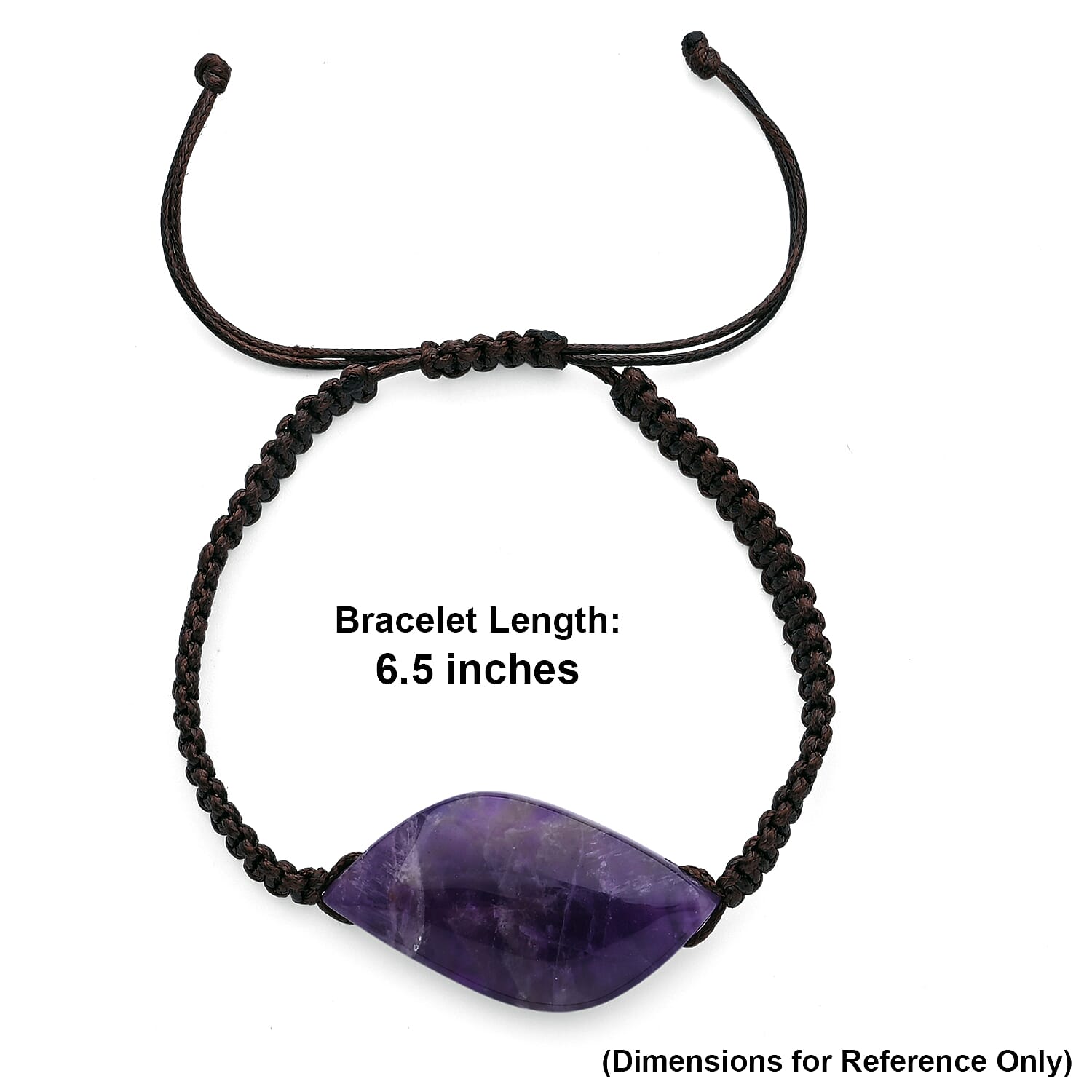 African Amethyst 40.00 ctw Stretch Bracelet (6.5-8In)