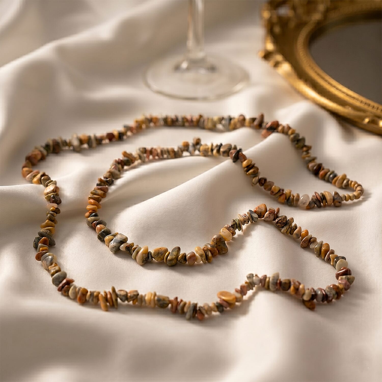 GCS Crazy Lace Agate Beaded Strand 5145.00 ctw