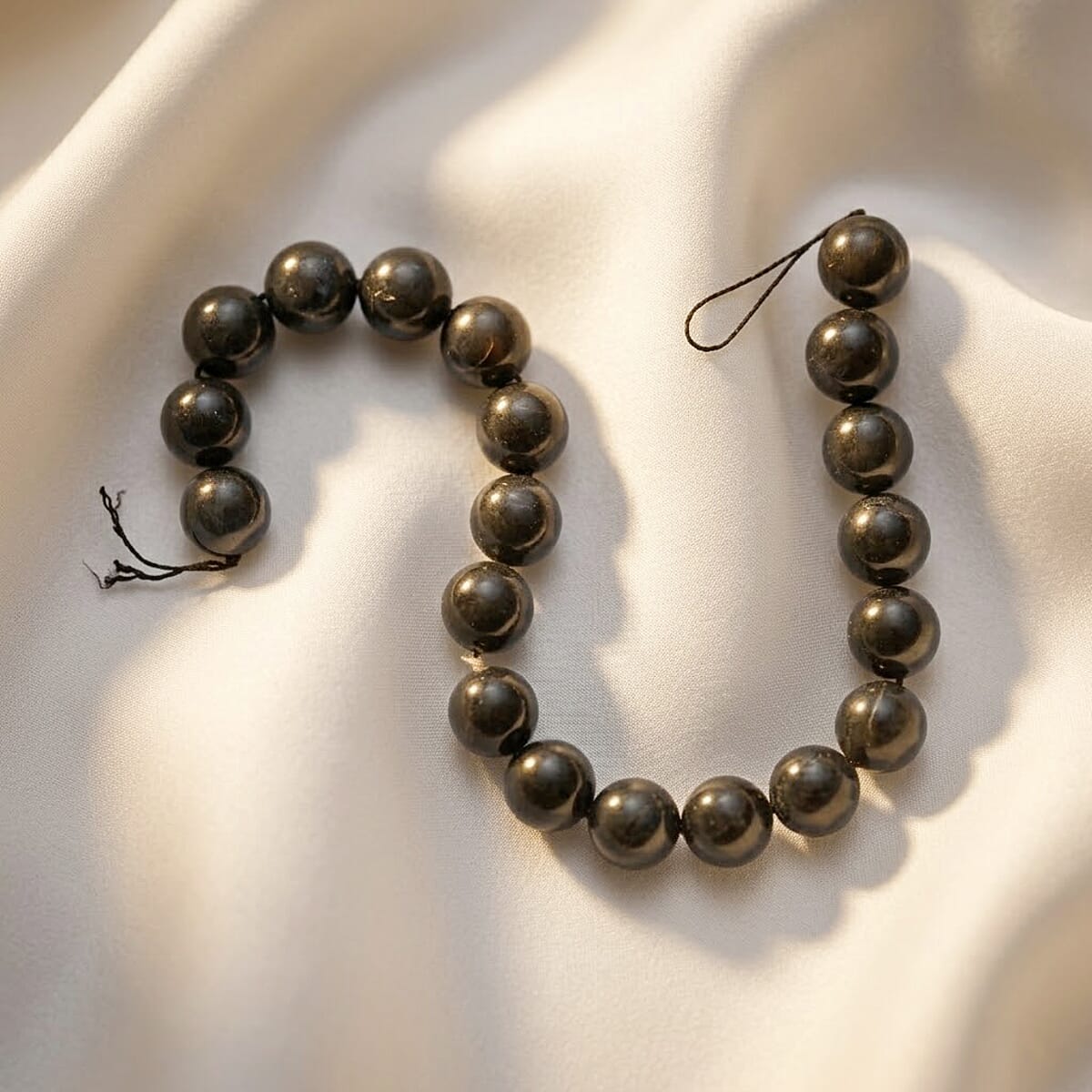 GCS Blue Tigers Eye Beaded Strand 59050.00 ctw image number 1