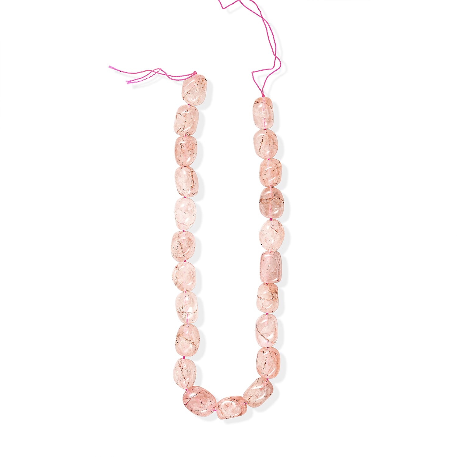 GCS Rose Quartz Tumble Strand 5560.00 ctw