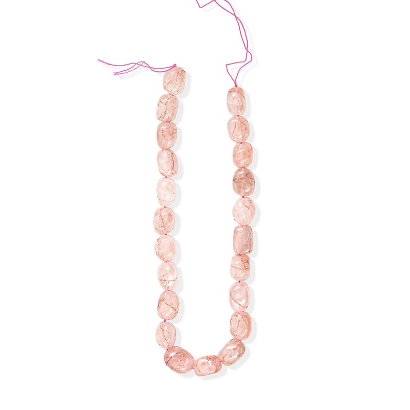 GCS Rose Quartz Tumble Strand 5560.00 ctw