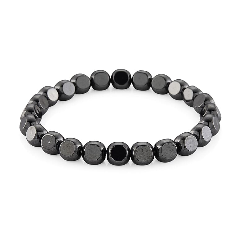 Hematite 120.00 ctw Stretch Bracelet