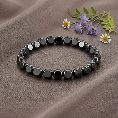 Hematite 120.00 ctw Stretch Bracelet