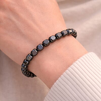 Hematite 120.00 ctw Stretch Bracelet