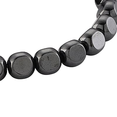 Hematite 120.00 ctw Stretch Bracelet