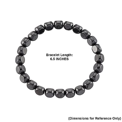 Hematite 120.00 ctw Stretch Bracelet