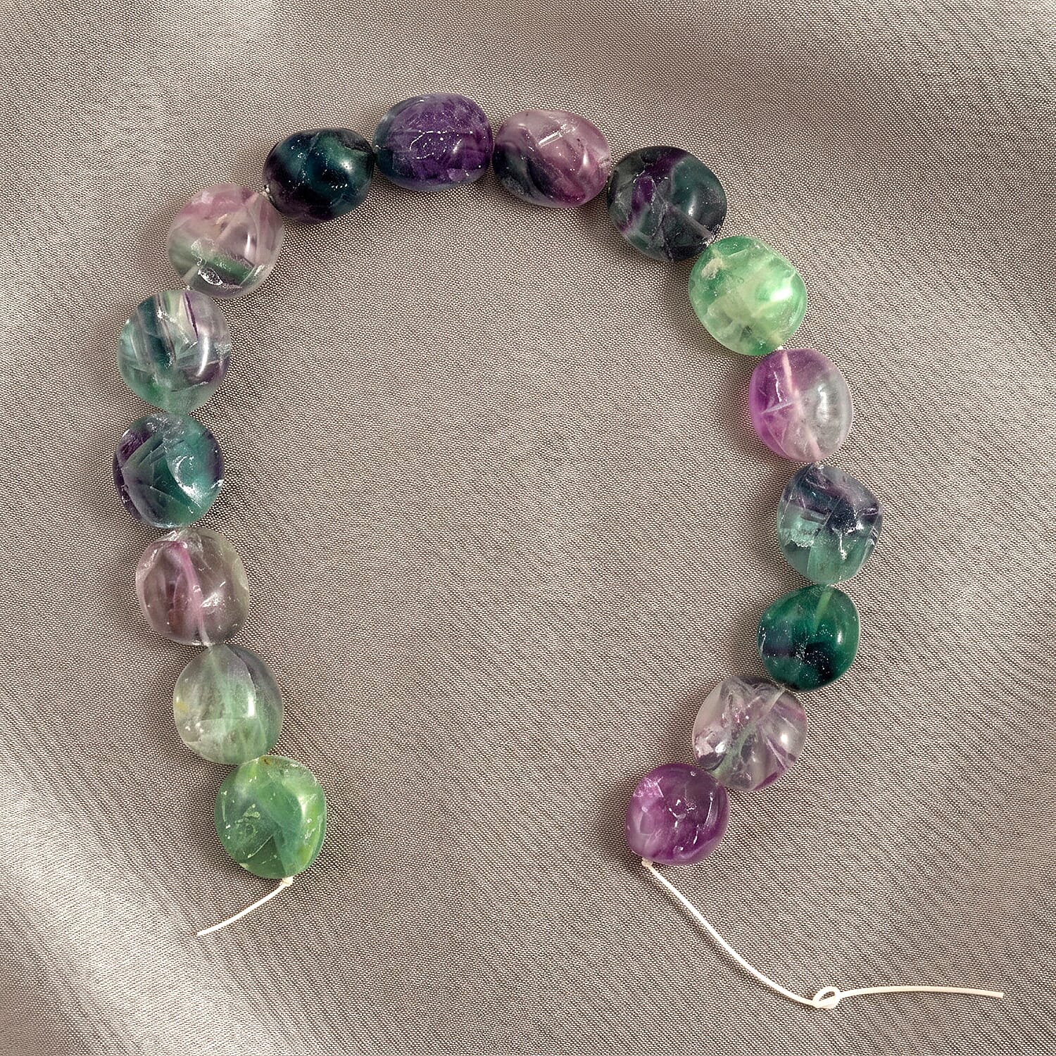 GCS Fluorite Beaded Strand 10095.00 ctw