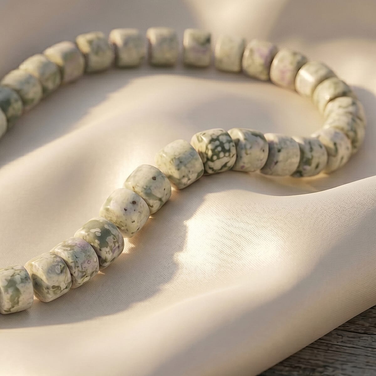 GCS Peace Jasper Drum Strand 9695.00 ctw image number 1