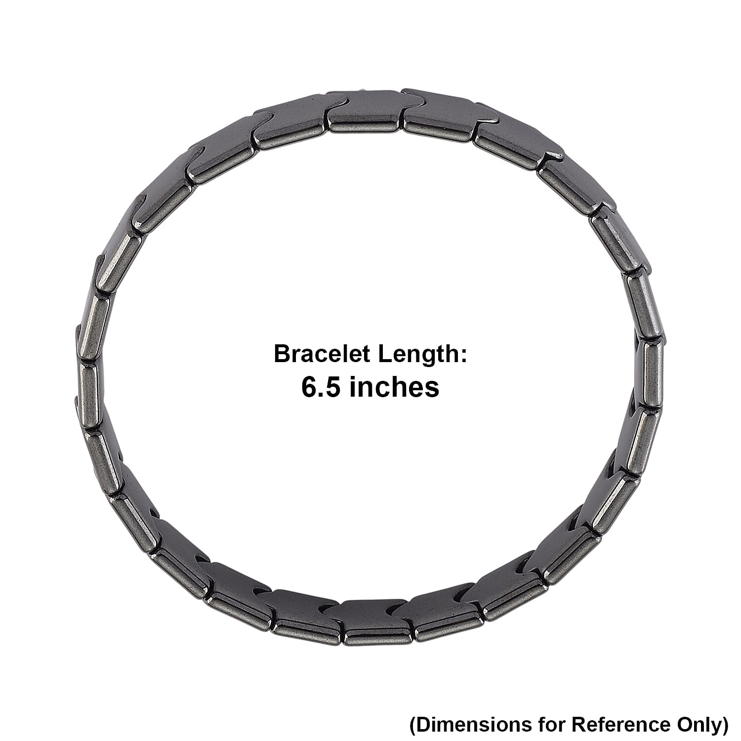 Hematite 90.00 ctw Stretch Bracelet (6.5-7In)