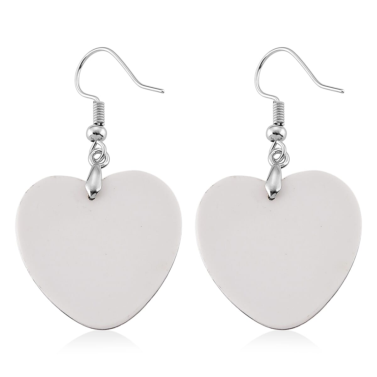 Abalone Shell Earrings in Silvertone