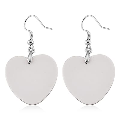 Abalone Shell Earrings in Silvertone