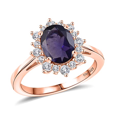Iolite / Rose Gold Over Sterling Silver / 10 - Product card gallery slide 1 (10182330286393)