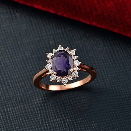 Iolite / Rose Gold Over Sterling Silver / 10 - Product card gallery slide 2 (10182330286393)