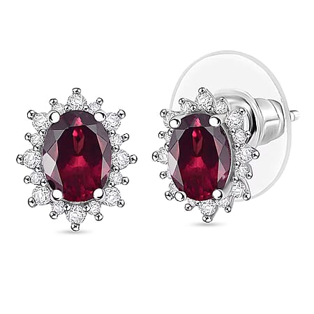 Rhodolite Garnet / Rhodium Over Sterling Silver - Product card gallery slide 1 (10178502164793)