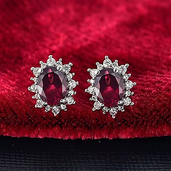 Rhodolite Garnet / Rhodium Over Sterling Silver - Product card gallery slide 2 (10178502164793)