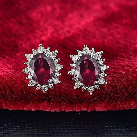 Rhodolite Garnet / Rhodium Over Sterling Silver - Product card gallery slide 2 (10178502164793)