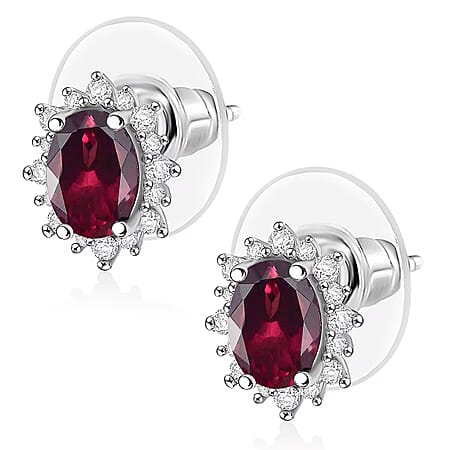 Rhodolite Garnet / Rhodium Over Sterling Silver - Product card gallery slide 4 (10178502164793)