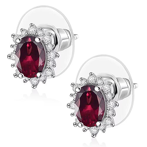 Rhodolite Garnet / Rhodium Over Sterling Silver - Product card gallery slide 4 (10178502164793)