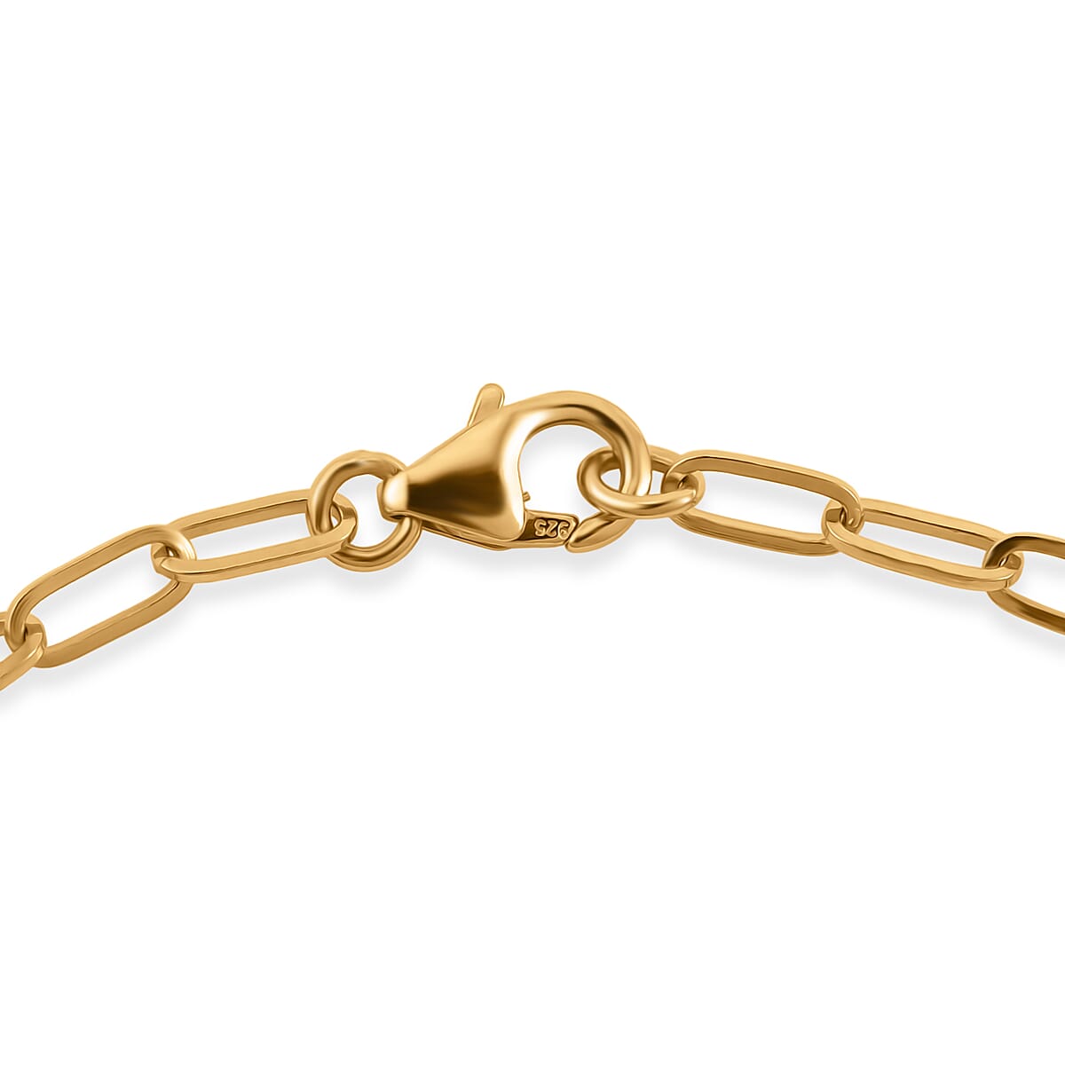 GP Green Diamond IR 0.90 ctw Bracelet in 18K Vermeil Yellow Gold Sterling Silver (7.25 In) image number 3